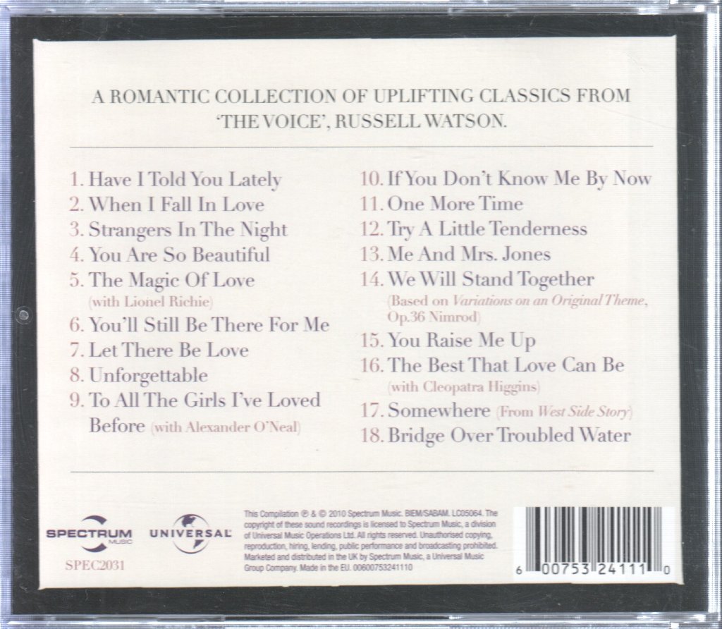 Russell Watson - With Love From - Cd