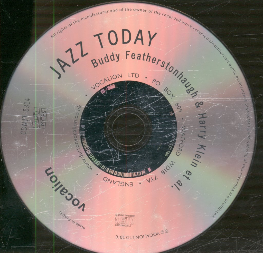Buddy FeatherStonaugh, Harry Klein - Jazz Today - Cd