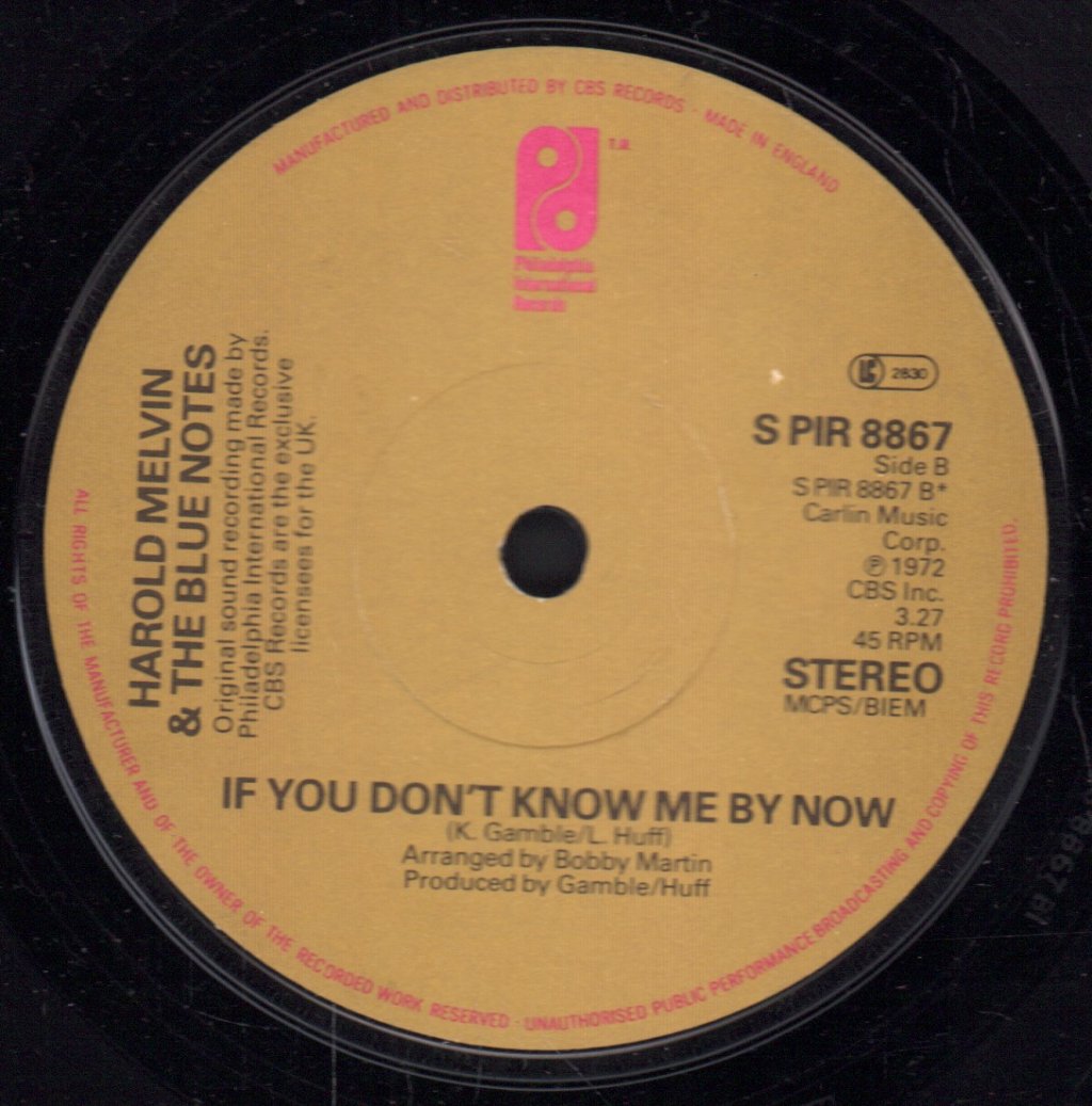 Harold Melvin And The Blue Notes - Don't Leave Me This Way - 7 Inch