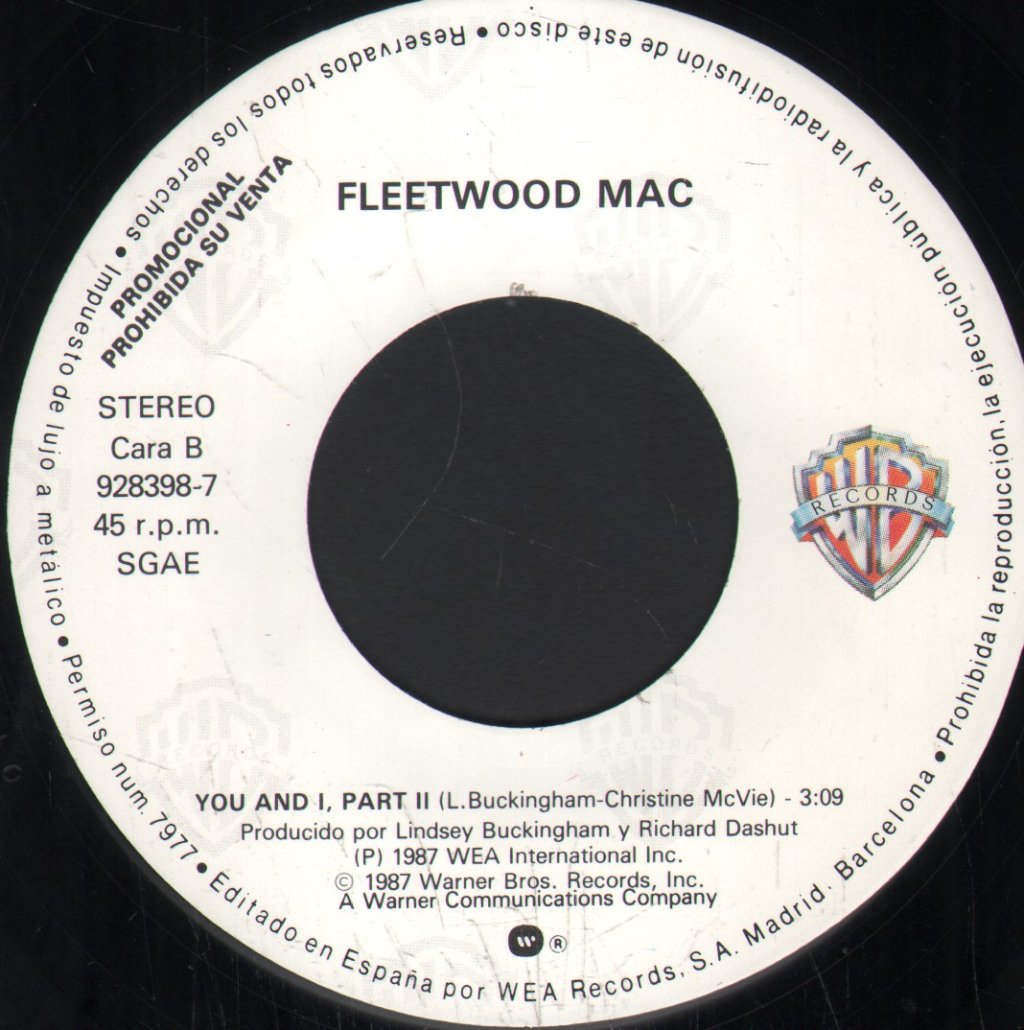 Fleetwood Mac - Big Love - 7 Inch