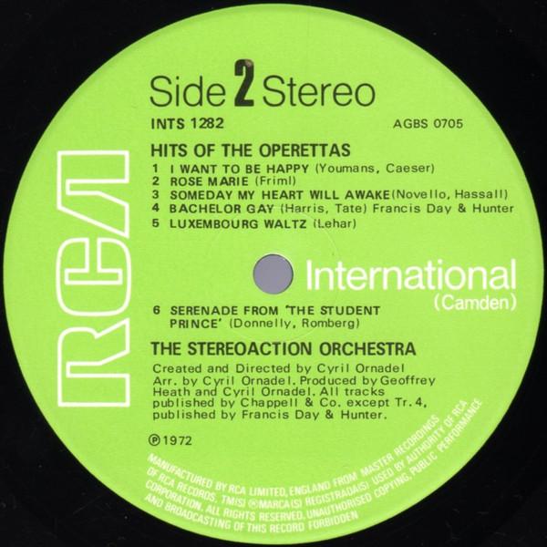 Stereoaction Orchestra - Hits Of The Operettas - Lp