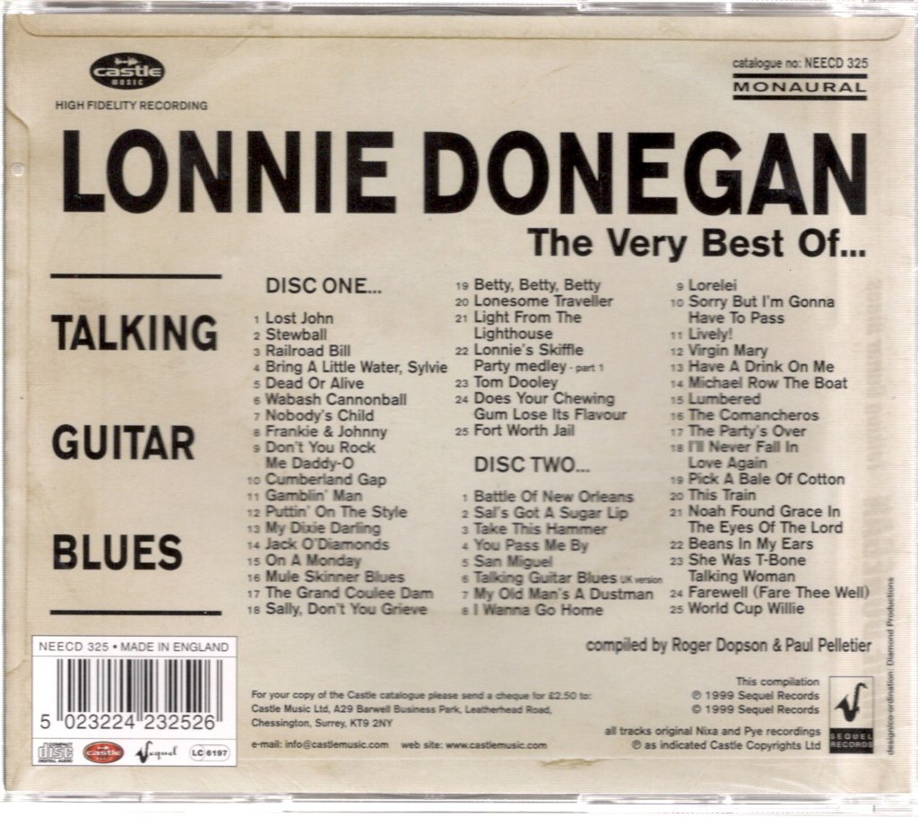 Lonnie Donegan - Talking Guitar Blues - Double Cd