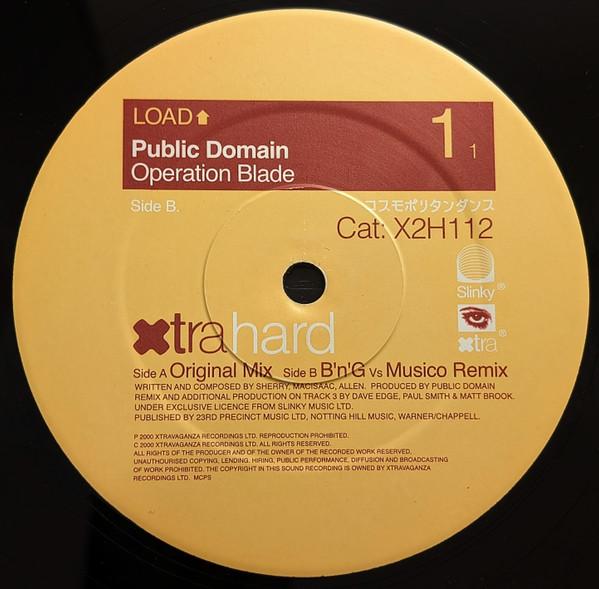 Public Domain - Operation Blade (Bass In The Place...) - 12 Inch