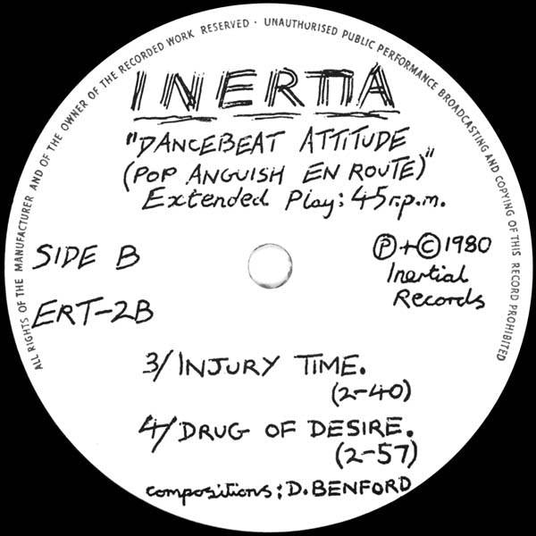 Inertia - Dancebeat Attitude (Pop Anguish En Route) - 7 Inch