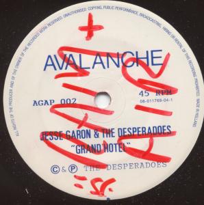 Jesse Garon And The Desperadoes - Grand Hotel - 7 Inch