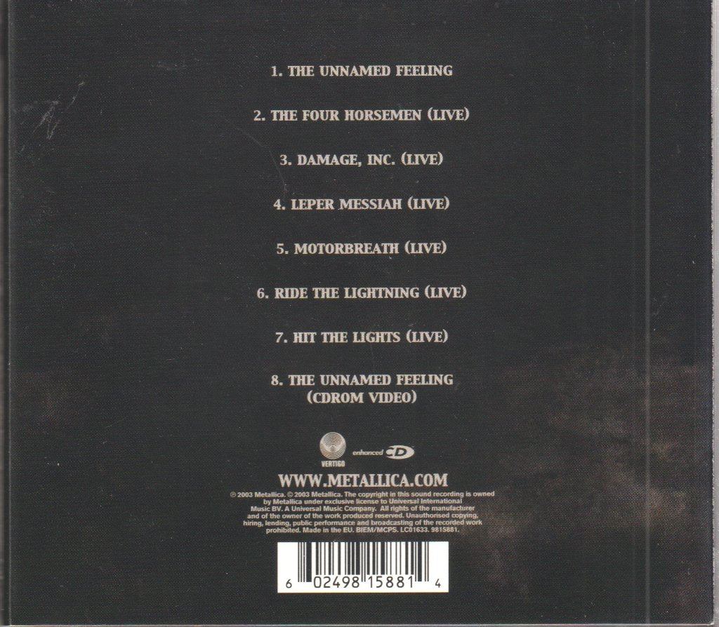 Metallica - Unnamed Feeling Ep - Cd