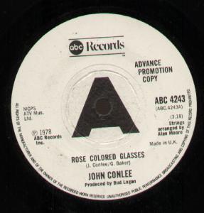 John Conlee - Rose Colored Glasses - 7 Inch