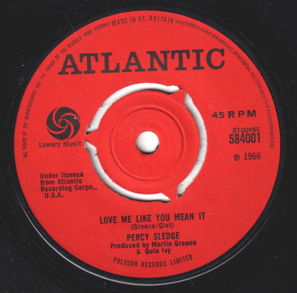 Percy Sledge - When A Man Loves A Woman - 7 Inch