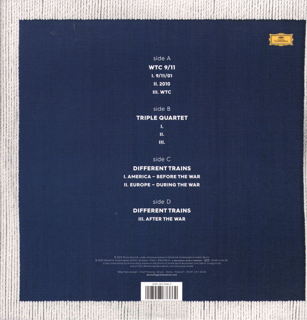 Mivos Quartet - Steve Reich: The String Quartets - Double Lp