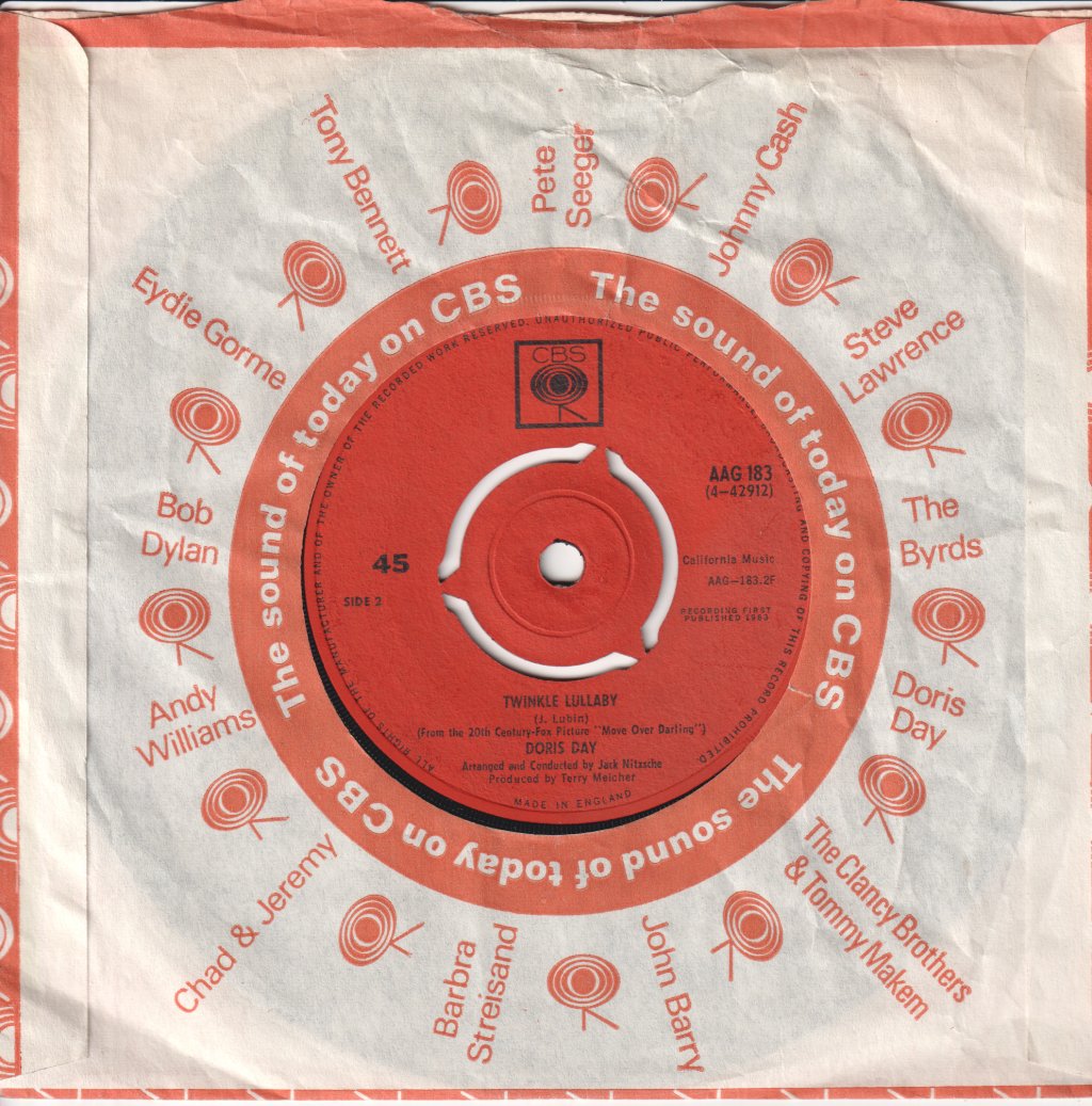 Doris Day - Move Over Darling - 7 Inch