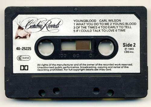 Carl Wilson - Youngblood - Cassette