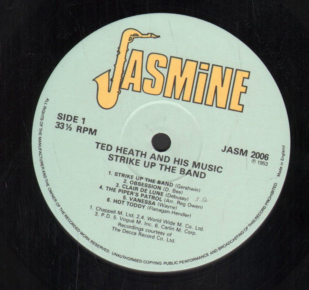 Ted Heath And His Music - Strike Up The Band - Lp