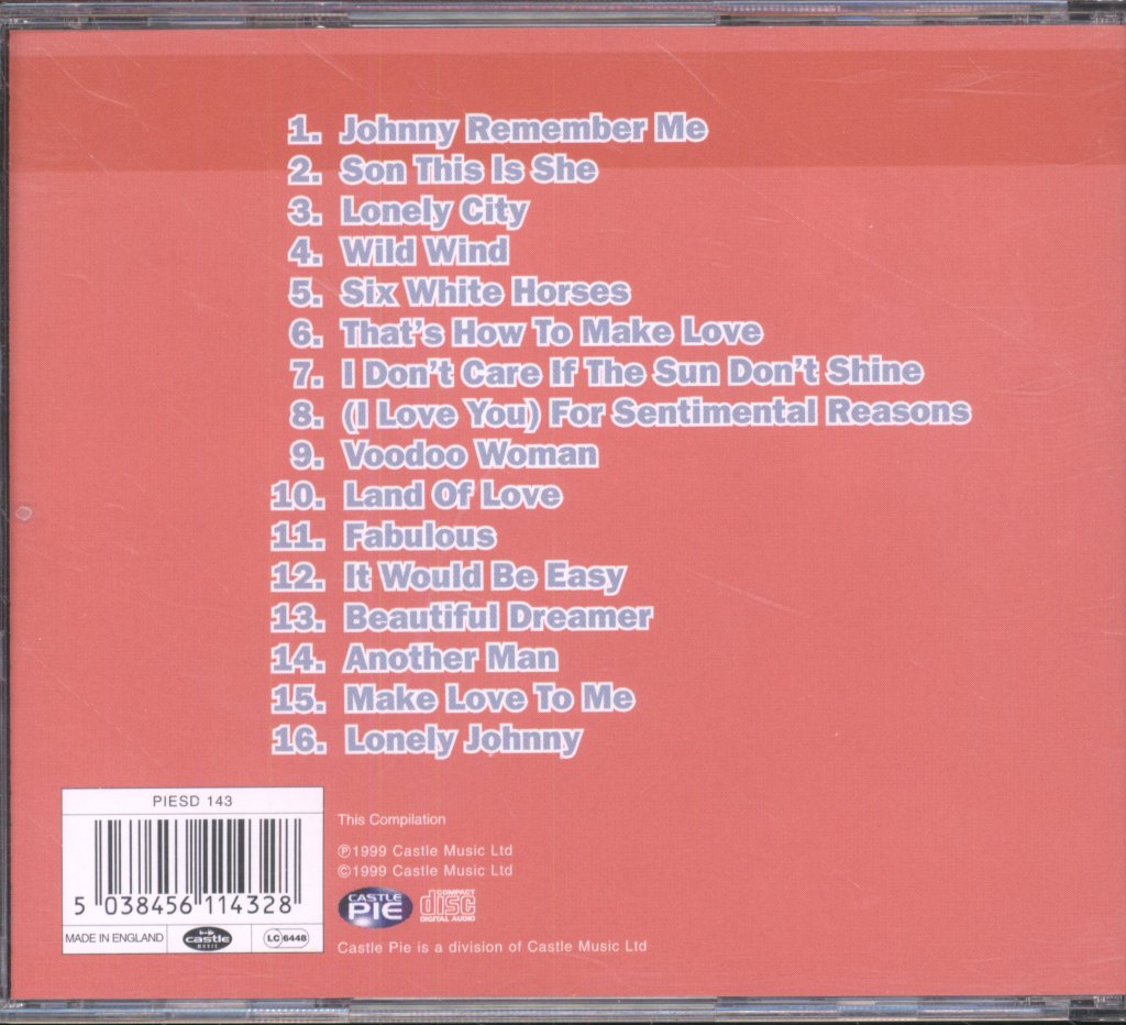 John Leyton - Johnny Remember Me - Cd