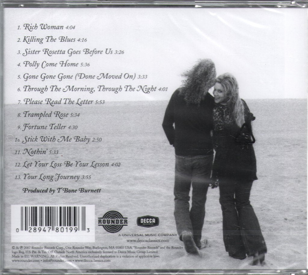 Robert Plant And Alison Krauss - Raising Sand - Cd