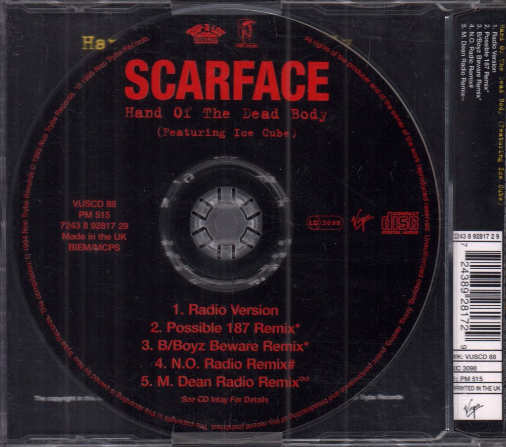 Scarface (Rap Artist) - Hand Of The Dead Body - Cd