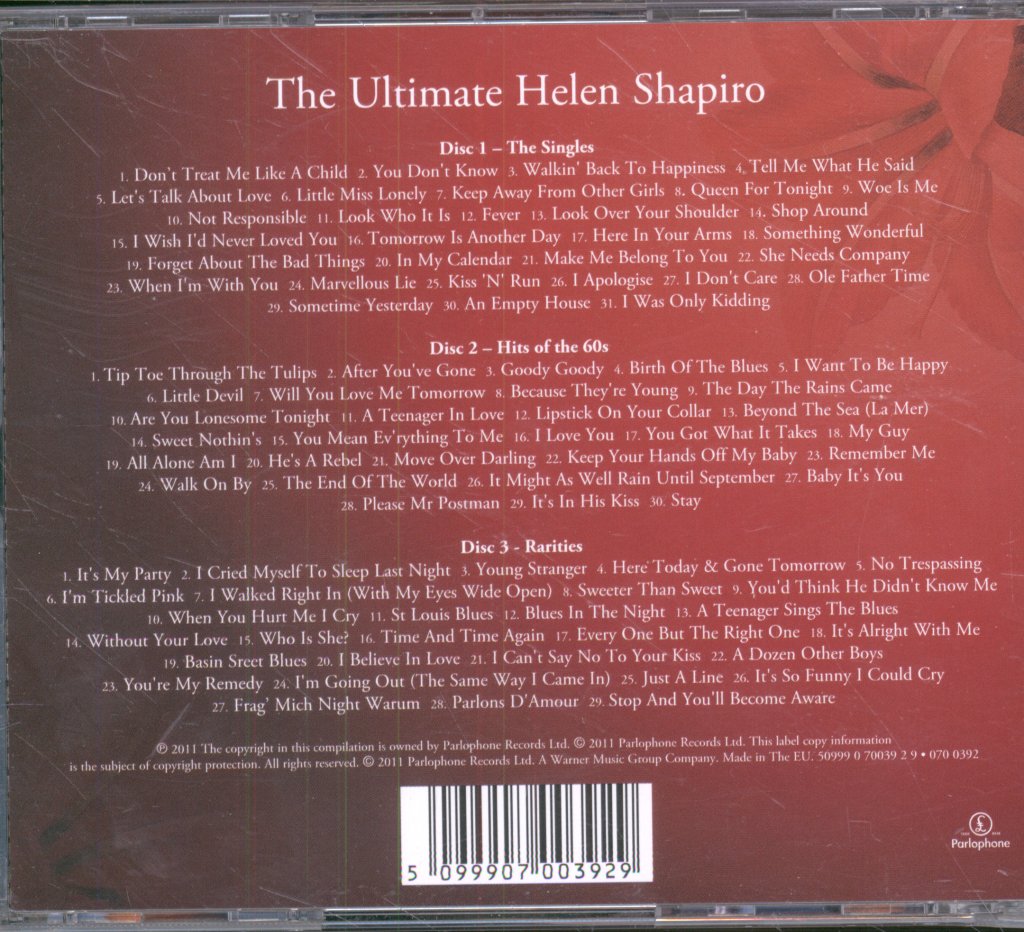 Helen Shapiro - Ultimate Helen Shapiro - Cd Set