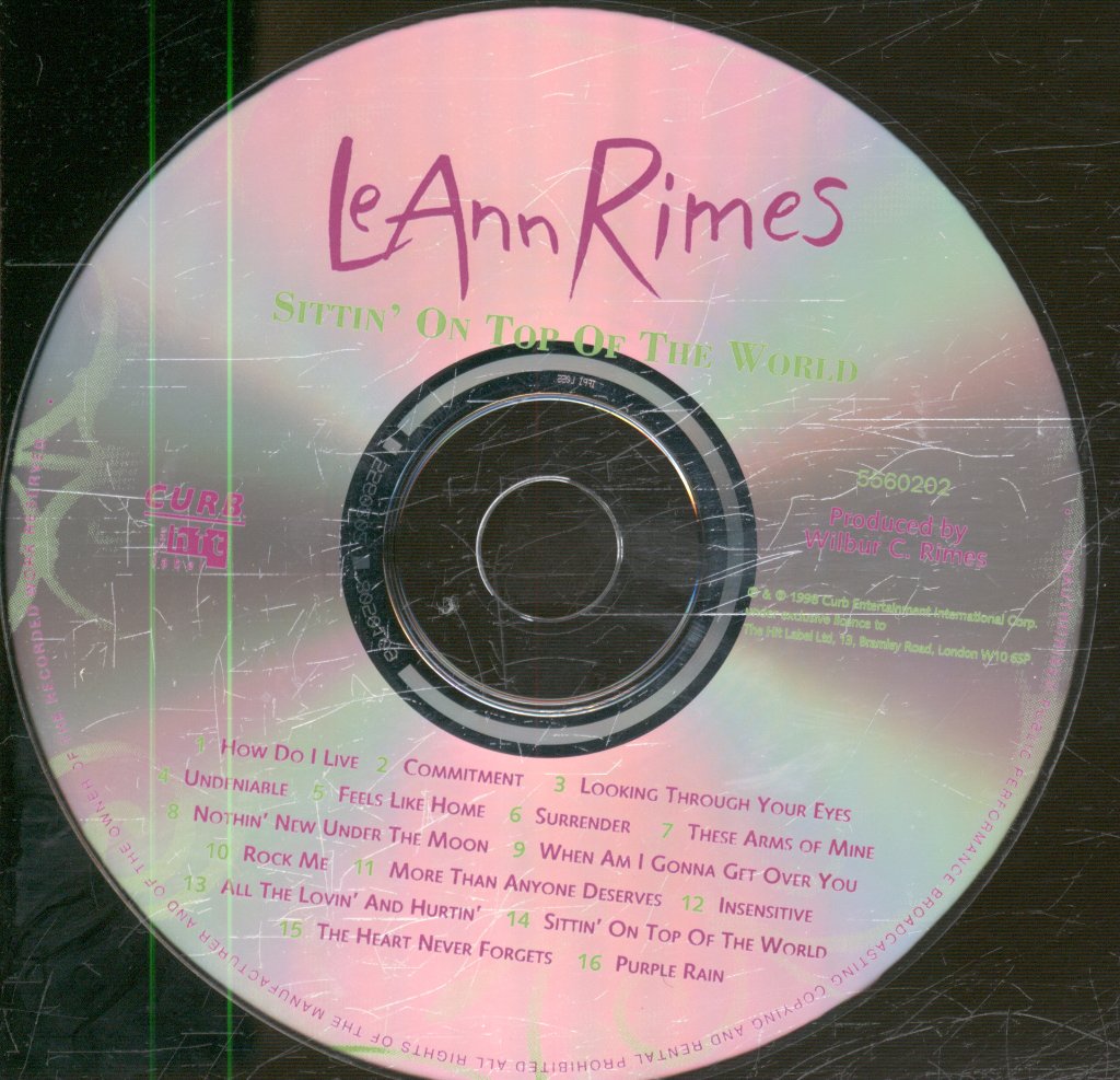 Leann Rimes - Sittin' On Top Of The World - Cd