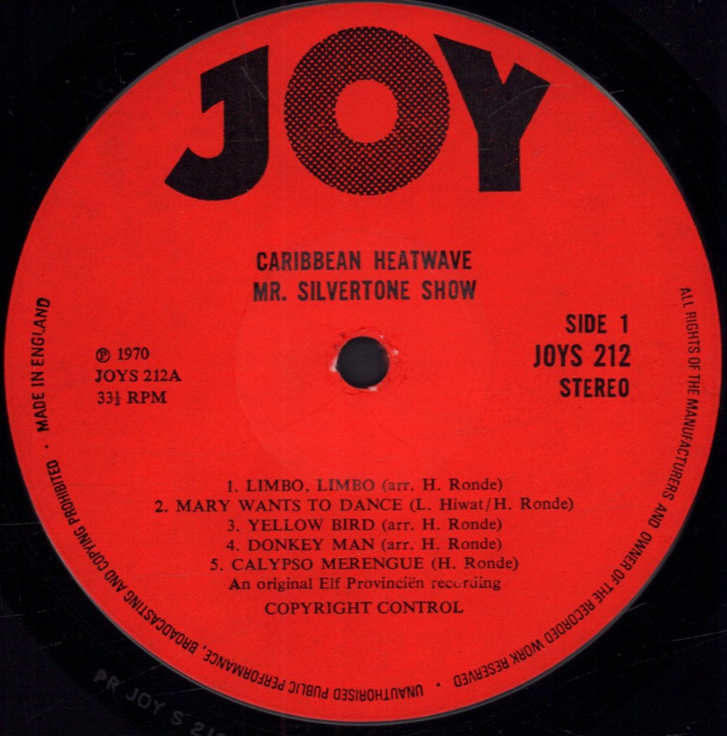 Mr.silvertone Show - Caribbean Heatwave - Lp