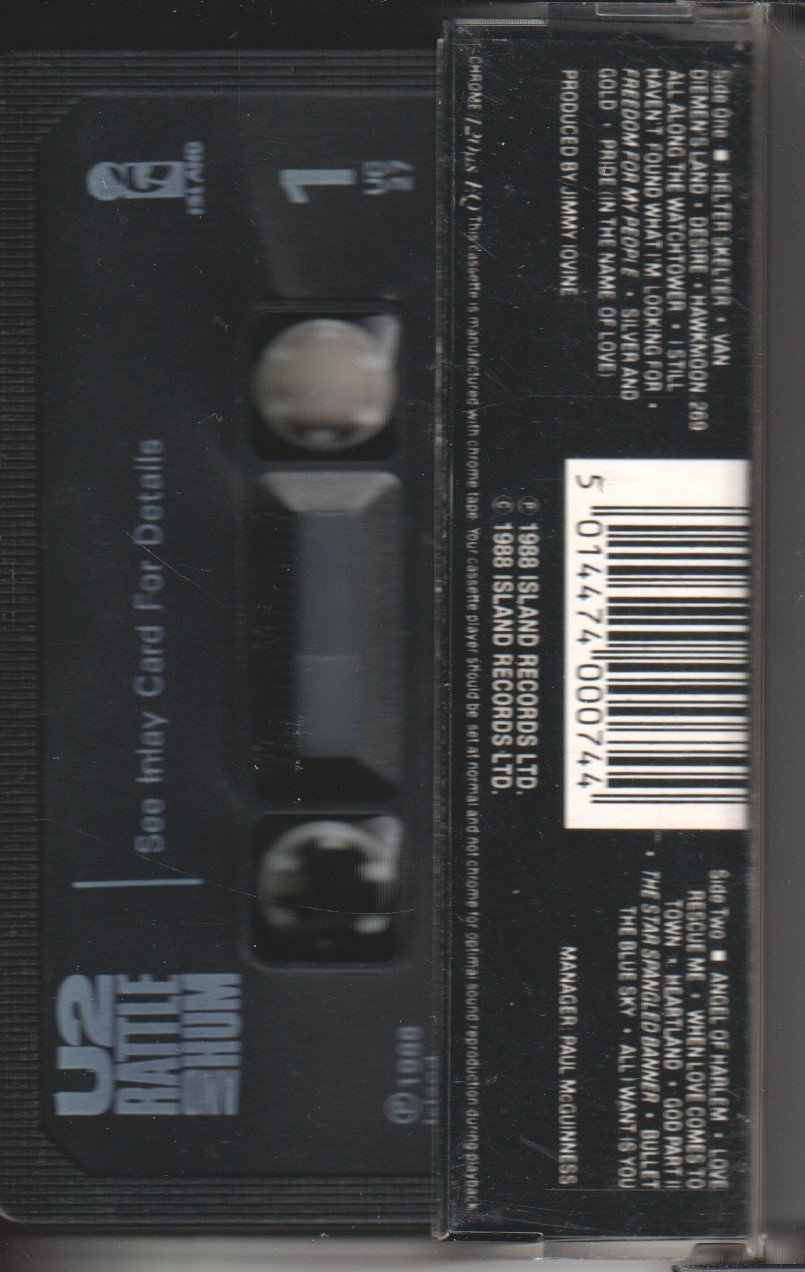 U2 - Rattle And Hum - Cassette