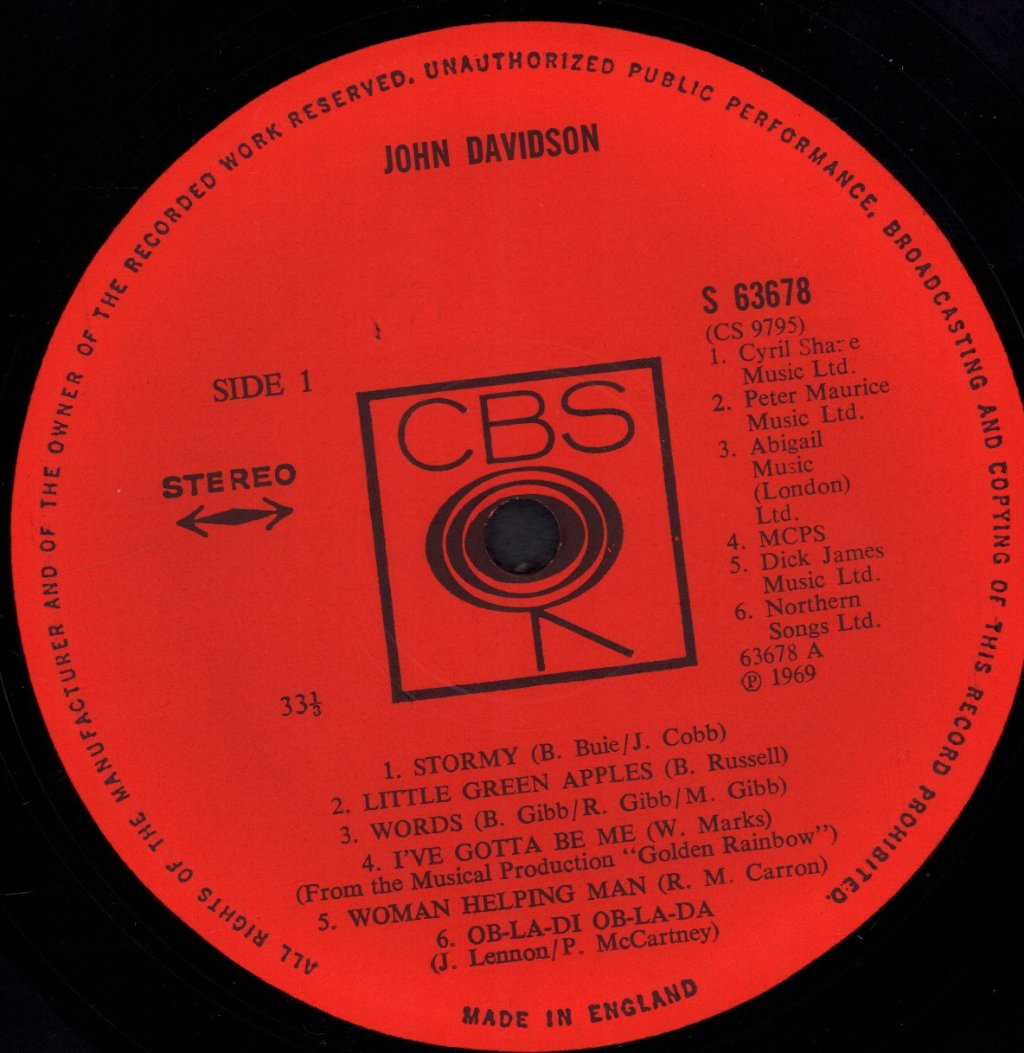 John Davidson - John Davidson - Lp