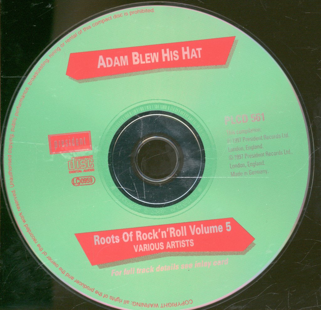 Various Artists - Adam Blew His Hat - Cd