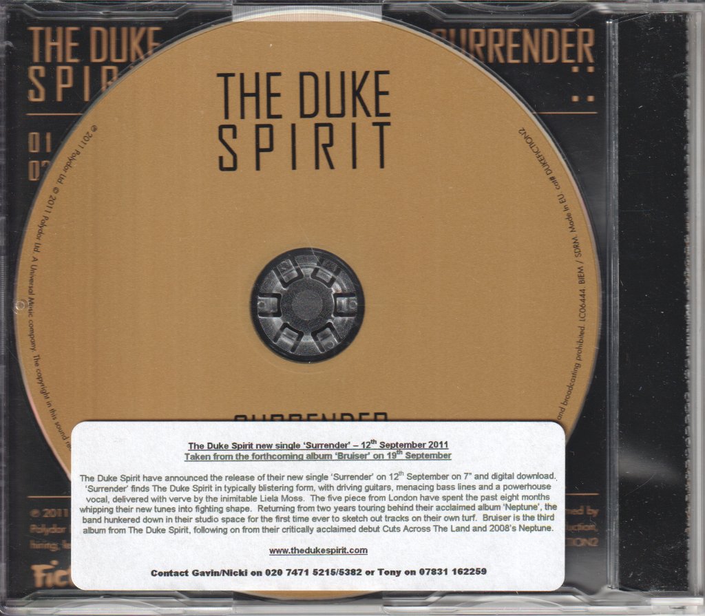 Duke Spirit - Surrender - Cd
