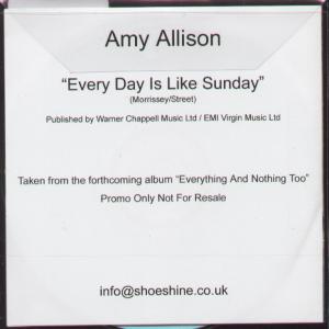 Amy Allison - Every Day Is Like Sunday - Cdr