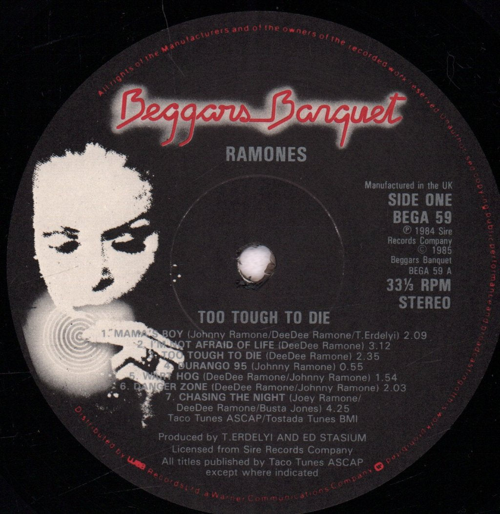 Ramones - Too Tough To Die - Lp
