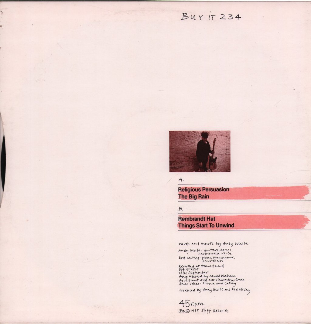Andy White - Religious Persuasion - 12 Inch