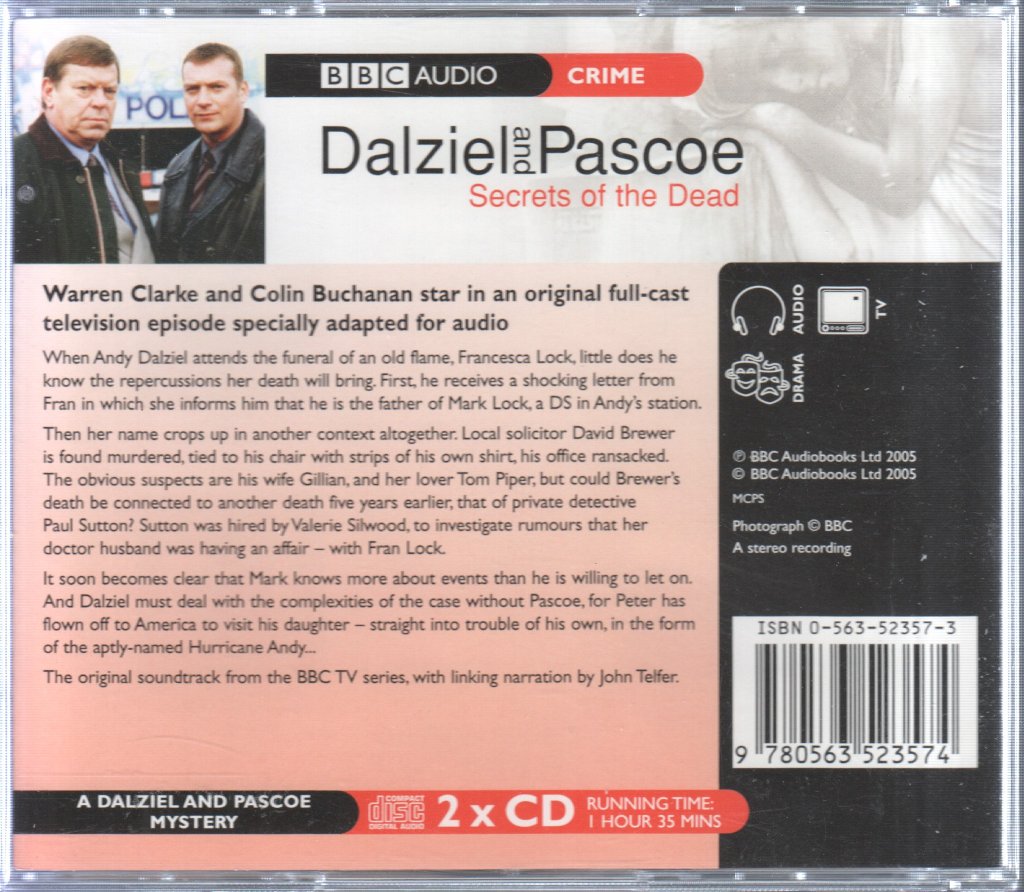 Dalziel and Pascoe - Secrets of the Dead - Double Cd