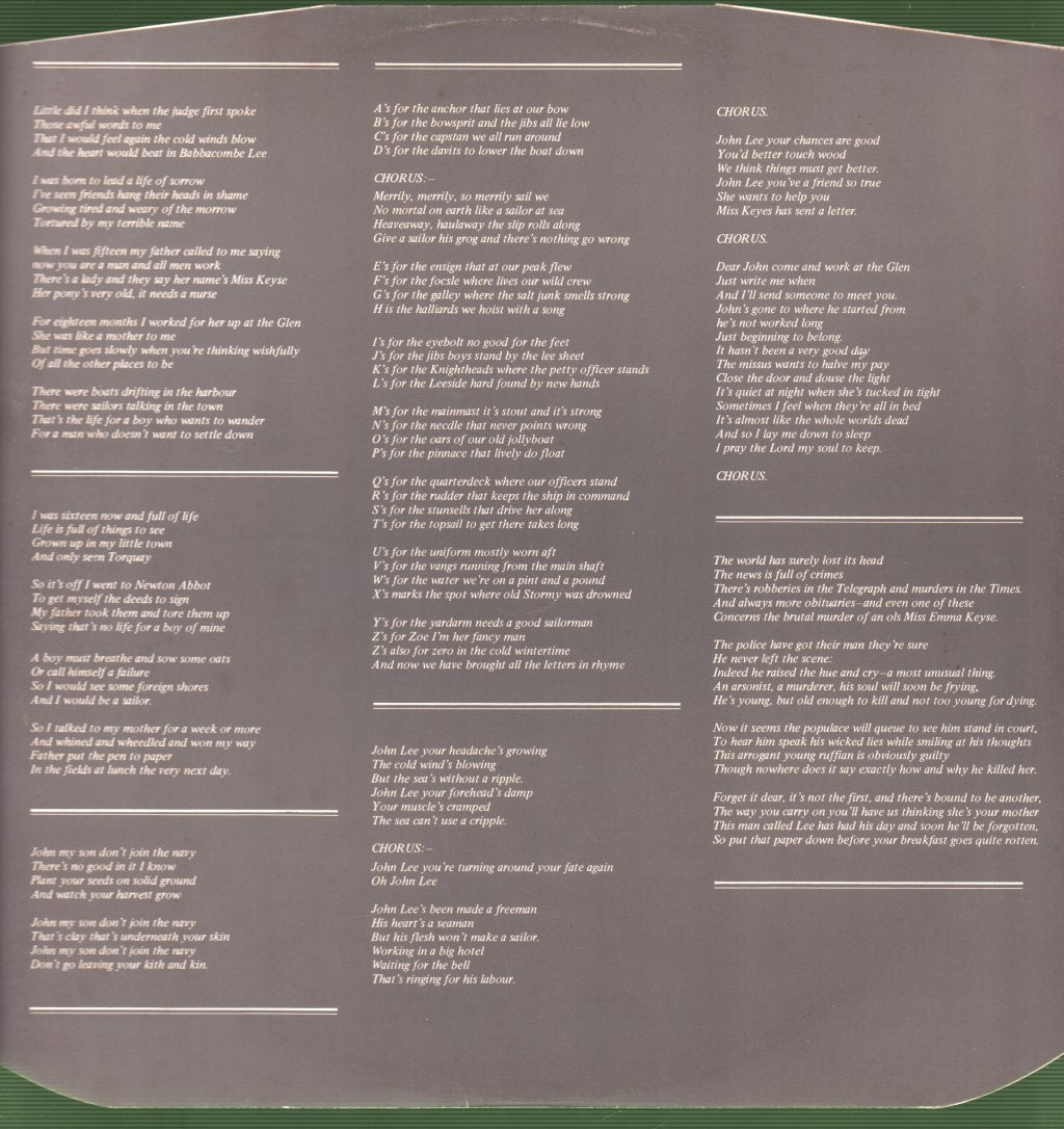 Fairport Convention - Babbacombe Lee - Lp