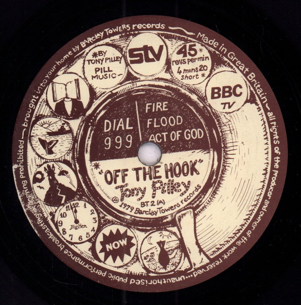 Tony Pilley - Off The Hook - 7 Inch