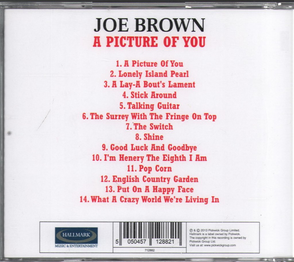 Joe Brown - A Picture Of You - Cd
