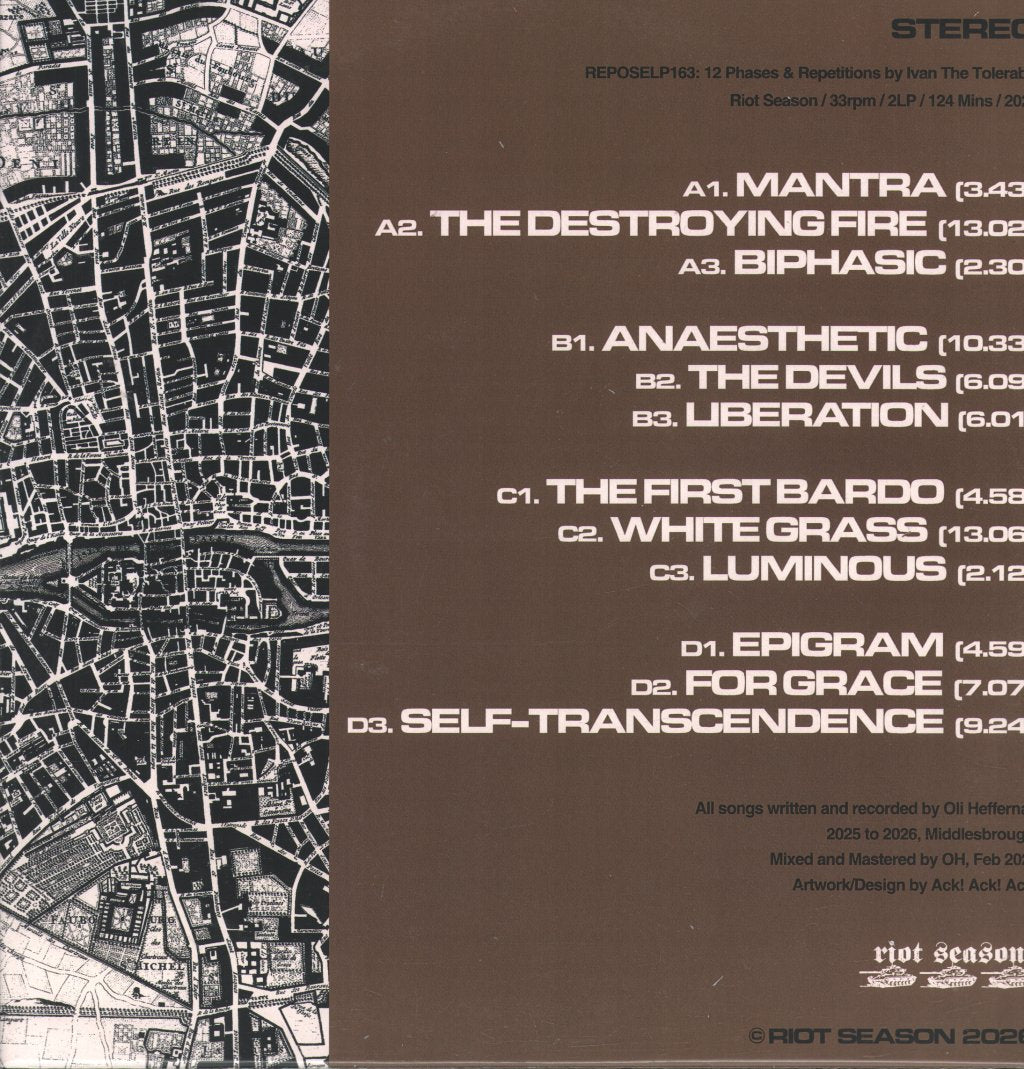 Ivan The Tolerable - Psychogeography - Double Lp