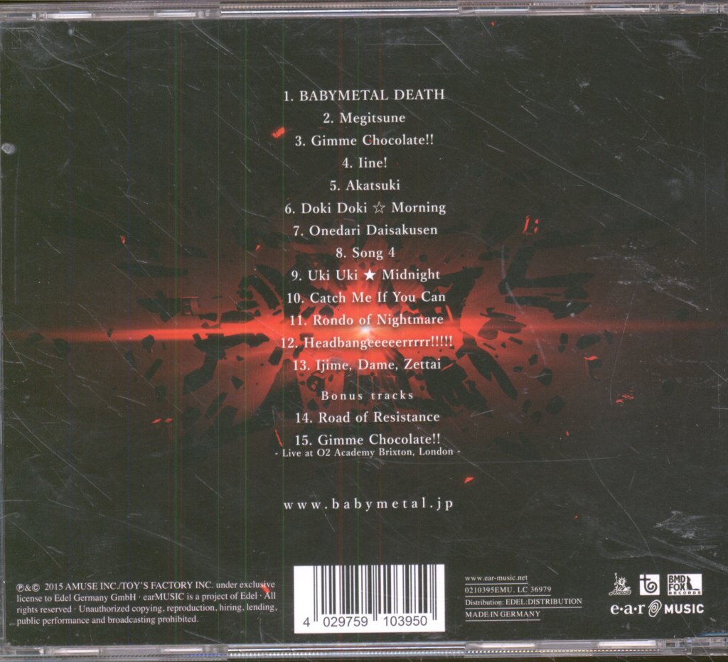 Babymetal - Babymetal - Cd