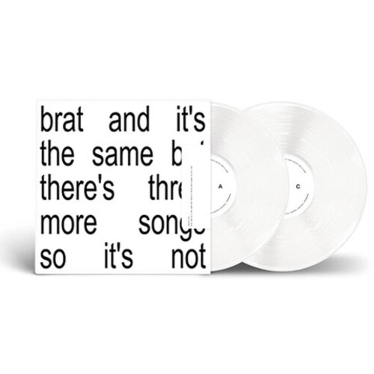 Charli XCX - Brat and It's the Same But There's Three More Songs So It's Not (Limited White 2lp Vinyl) - Double Lp