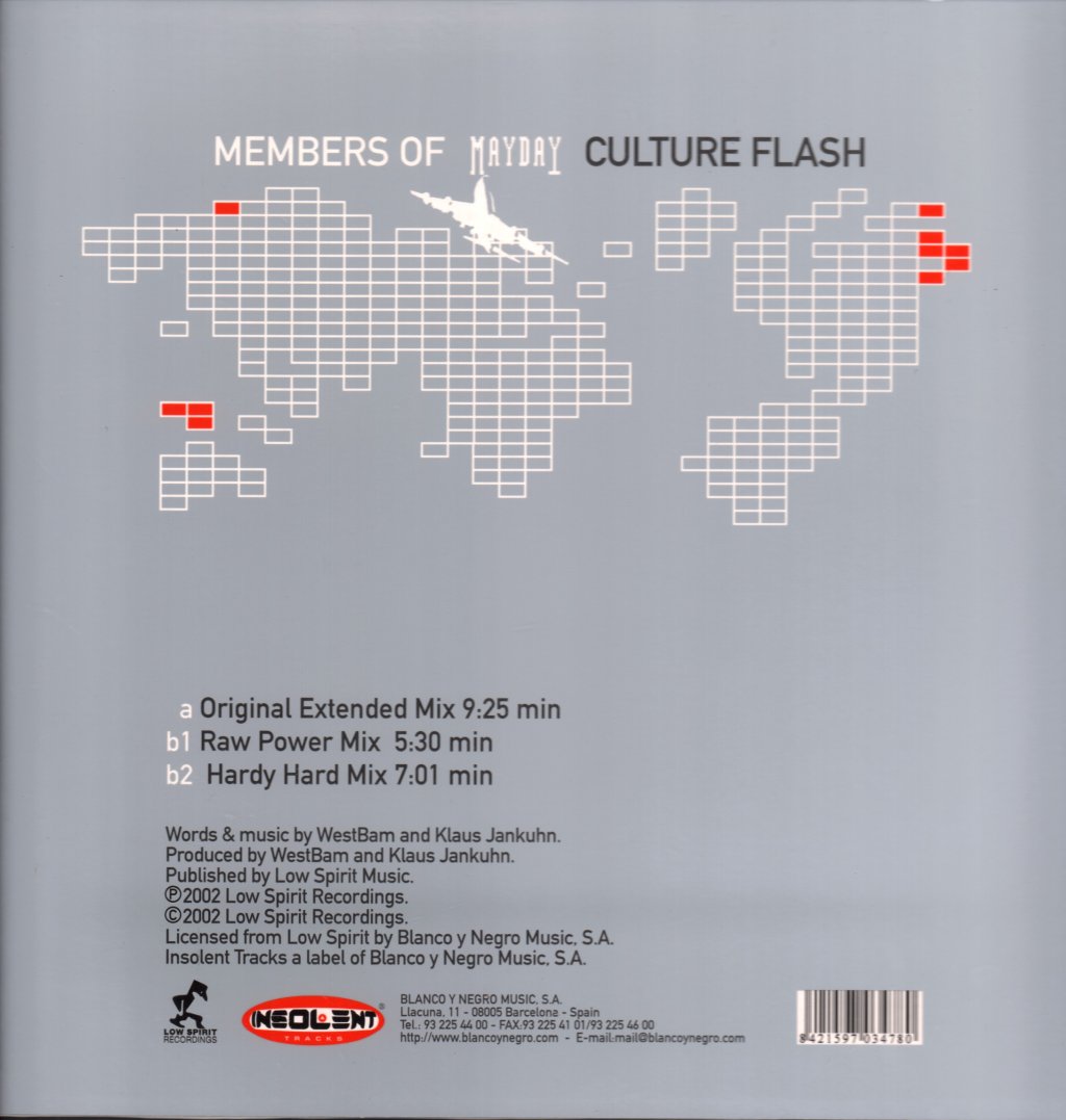 Members Of Mayday - Culture Flash - 12 Inch