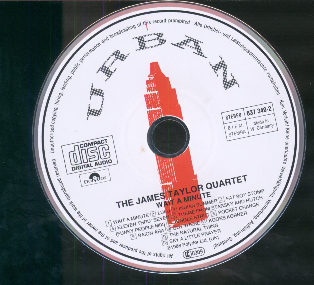 James Taylor Quartet - Wait A Minute - Cd