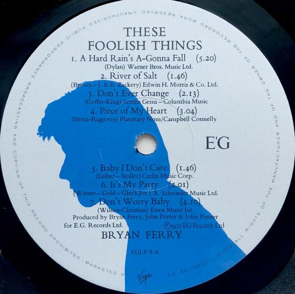 Bryan Ferry - These Foolish Things - Lp
