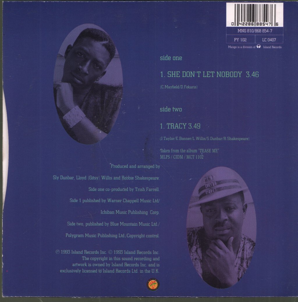 Chaka Demus And Pliers - She Don't Let Nobody - 7 Inch