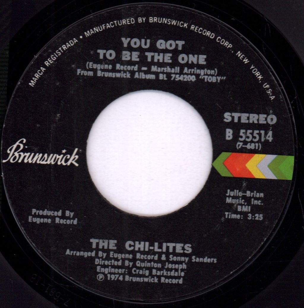 Chi-Lites - Happiness Is Your Middle Name - 7 Inch