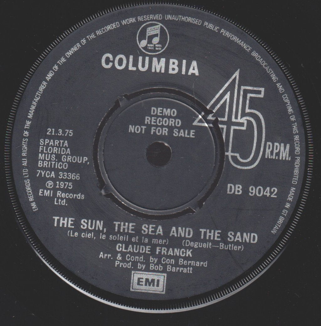 Claude Franck - Satisfy Me One More Time - 7 Inch