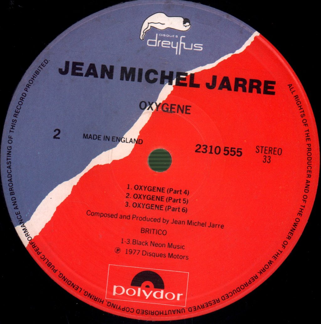Jean Michel Jarre - Oxygene - Lp