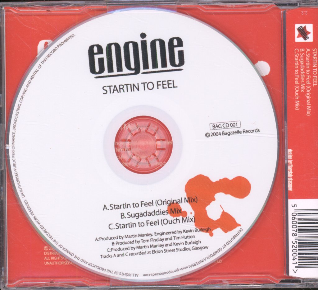 Engine - Startin To Feel - Cd