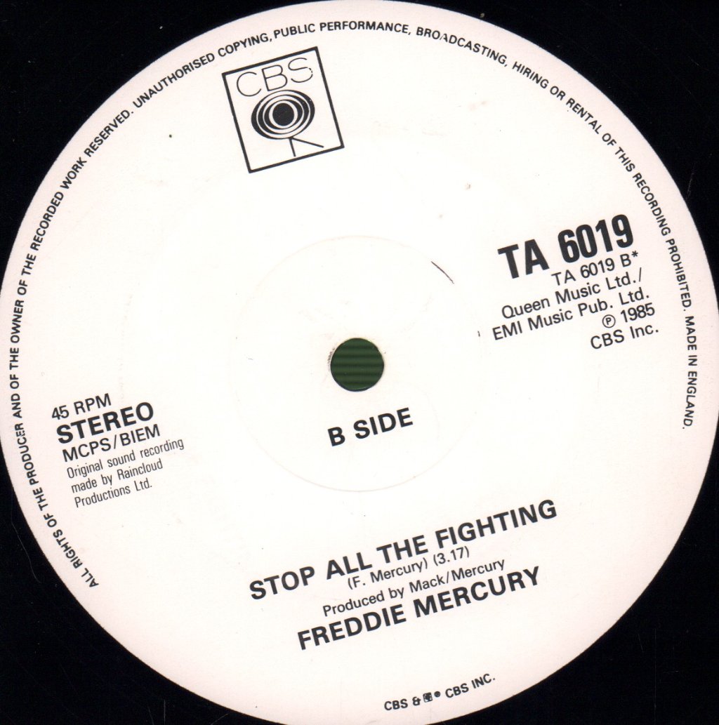 Freddie Mercury - I Was Born To Love You - 12 Inch