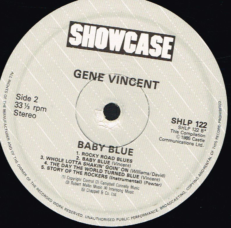 Gene Vincent - Baby Blue - Lp