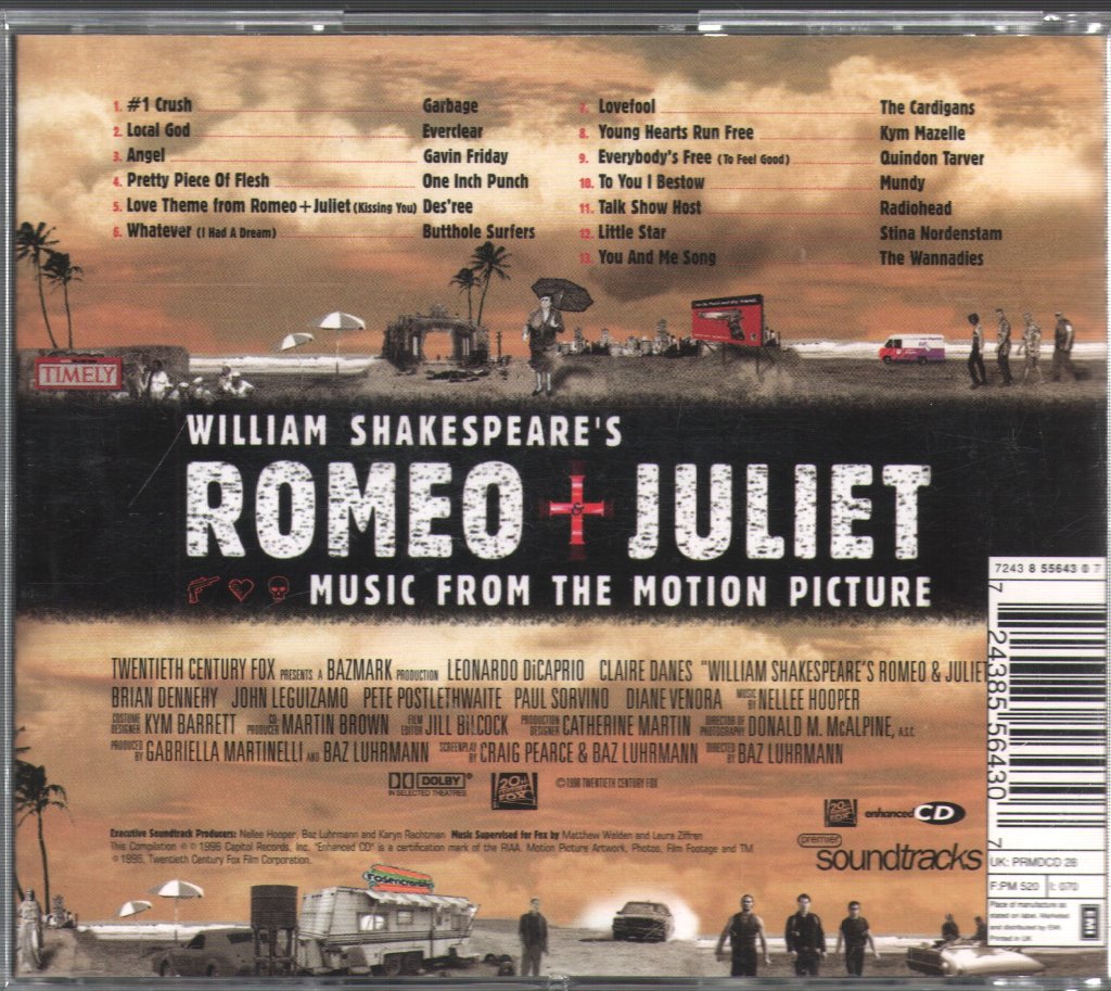Romeo + Juliet - Music From The Motion Picture - Cd
