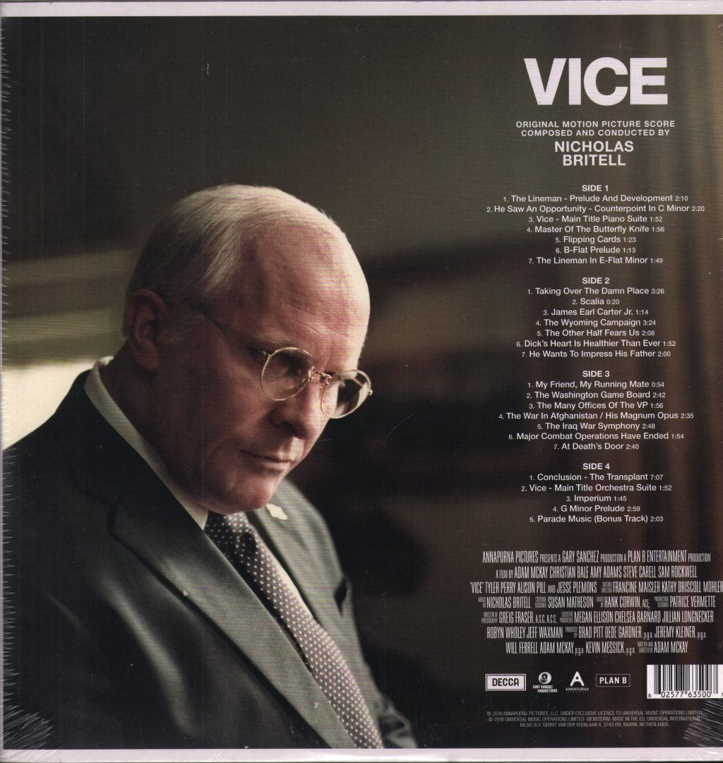 Nicholas Britell - Vice (Original Motion Picture Score) - Double Lp