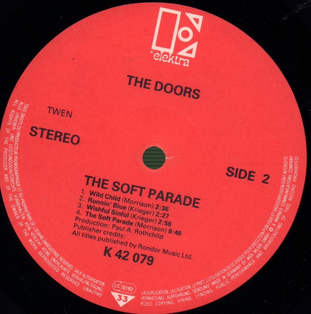 Doors - Soft Parade - Lp