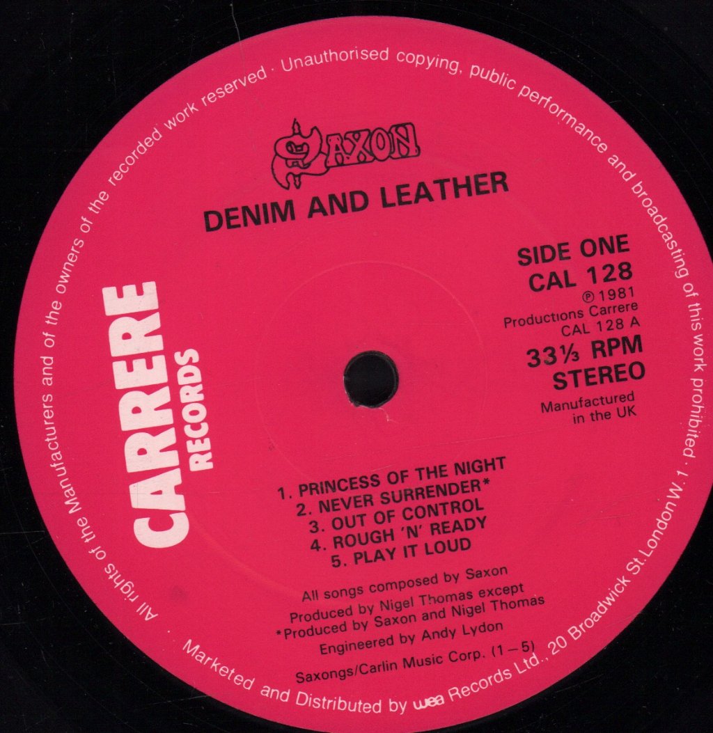 Saxon - Denim And Leather - Lp